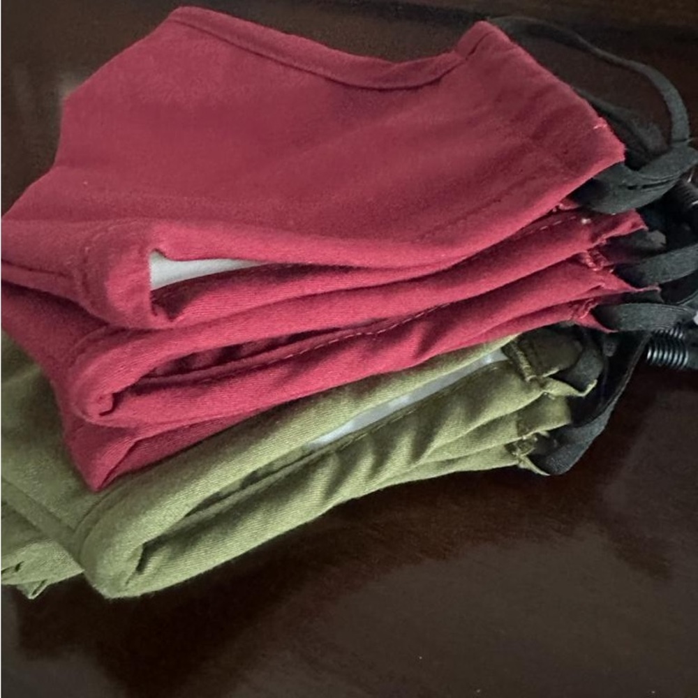 Reusable adjustable brand new cotton Face Masks ( set of 6)
